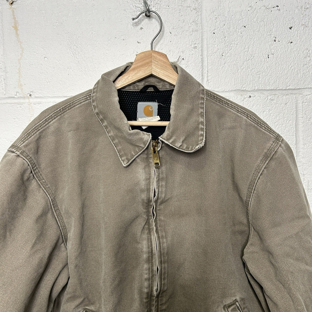 Vintage Carhartt Mesh-Lined Santa Fe Jacket “Desert Brown” J102 DES Men’s Large