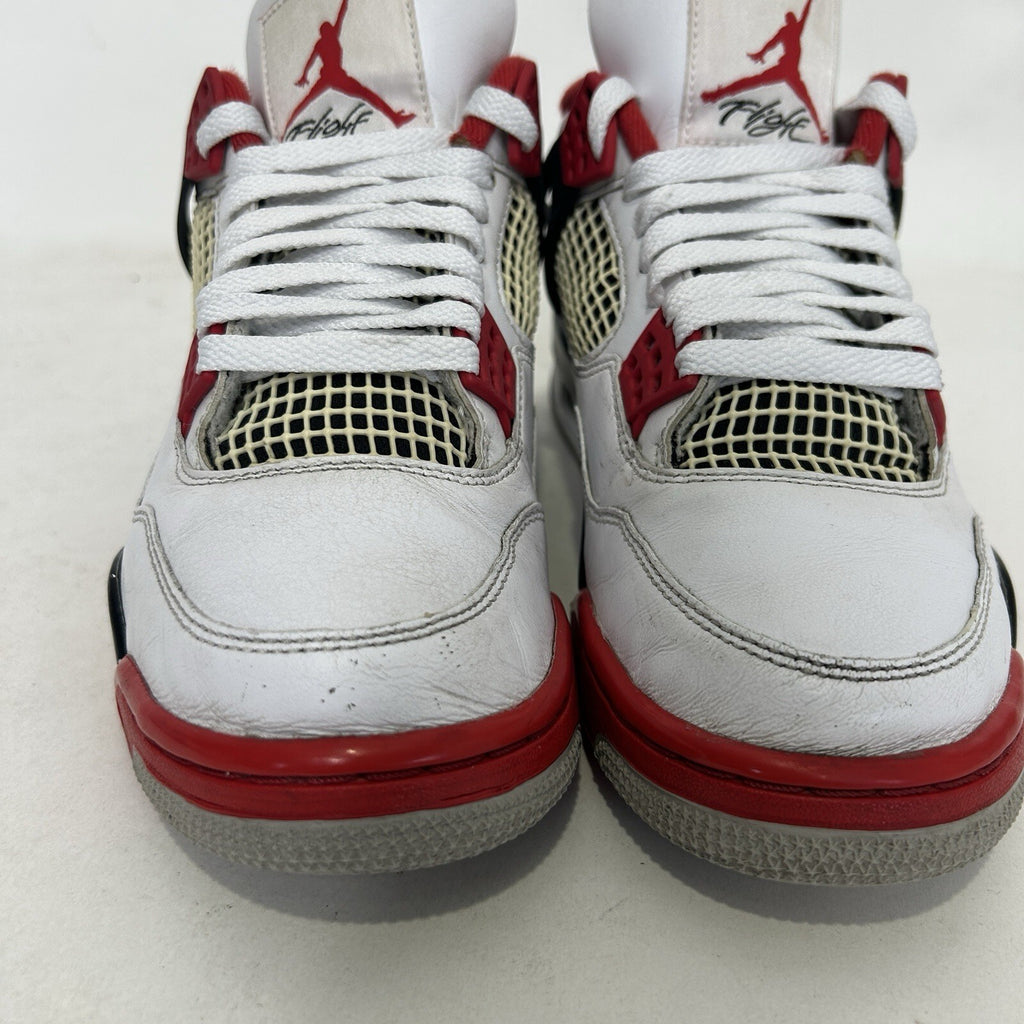 Nike Air Jordan 4 Retro OG “Fire Red” White/Black/Red DC7770-160 Men's 8 Worn