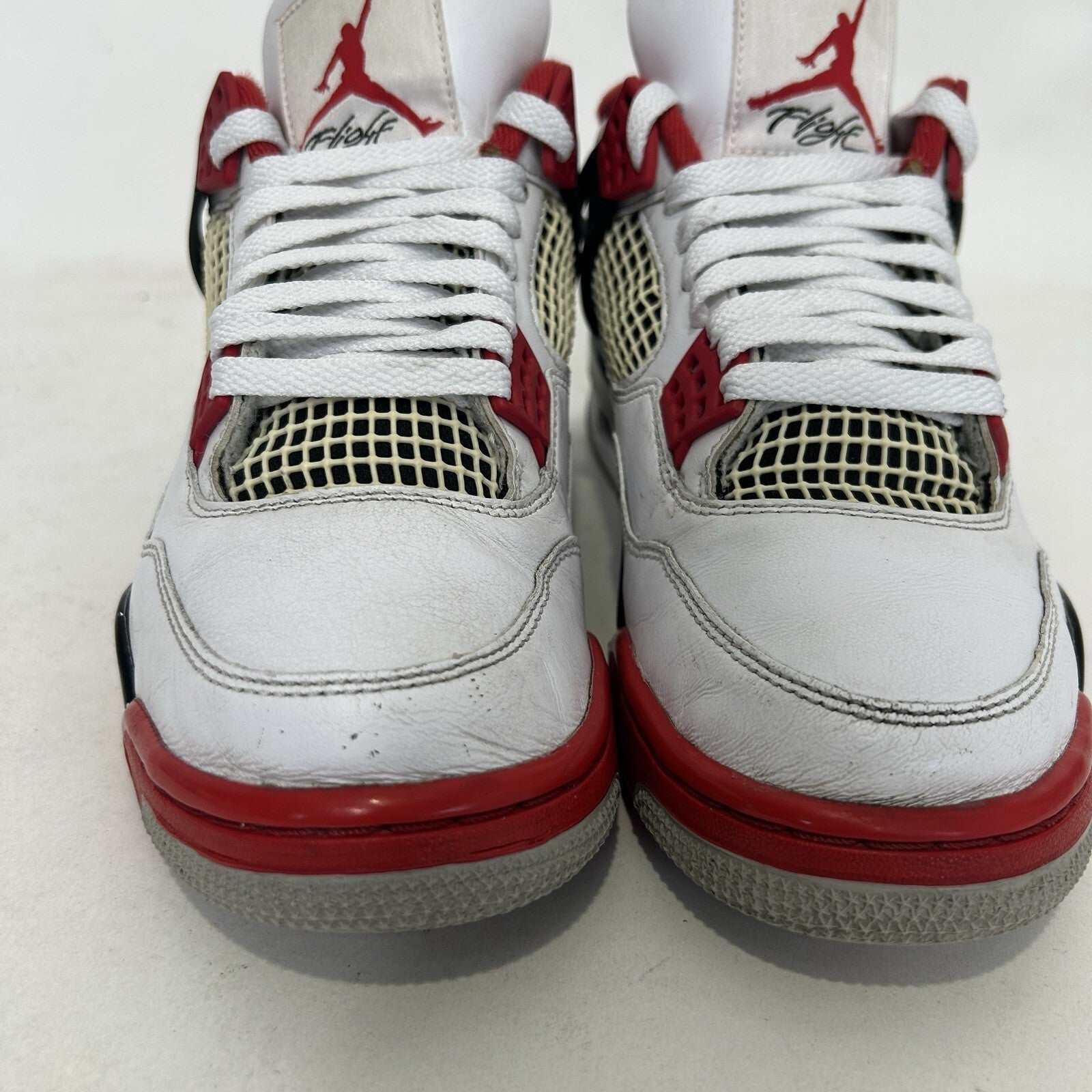 Nike Air Jordan 4 Retro OG “Fire Red” White/Black/Red DC7770-160 Men's 8 Worn