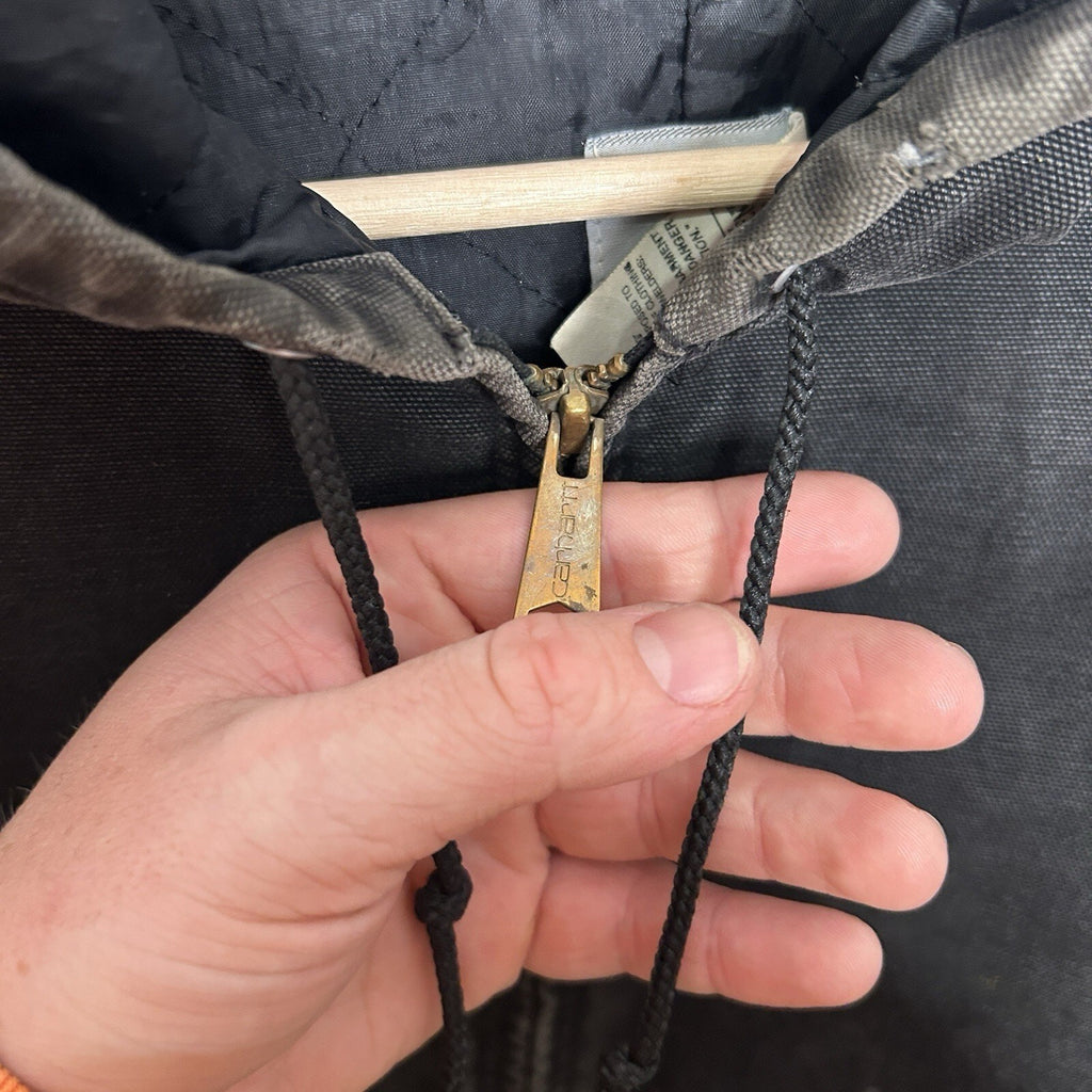 Vintage Carhartt Quilted Hooded Active Jacket “Onyx” J06 ONX