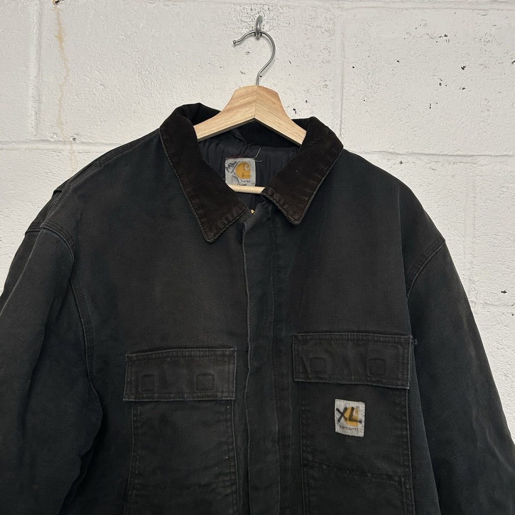 Carhartt Quilt-Lined Artic Traditional Jacket “Black” C003 BLK Men’s X-Large