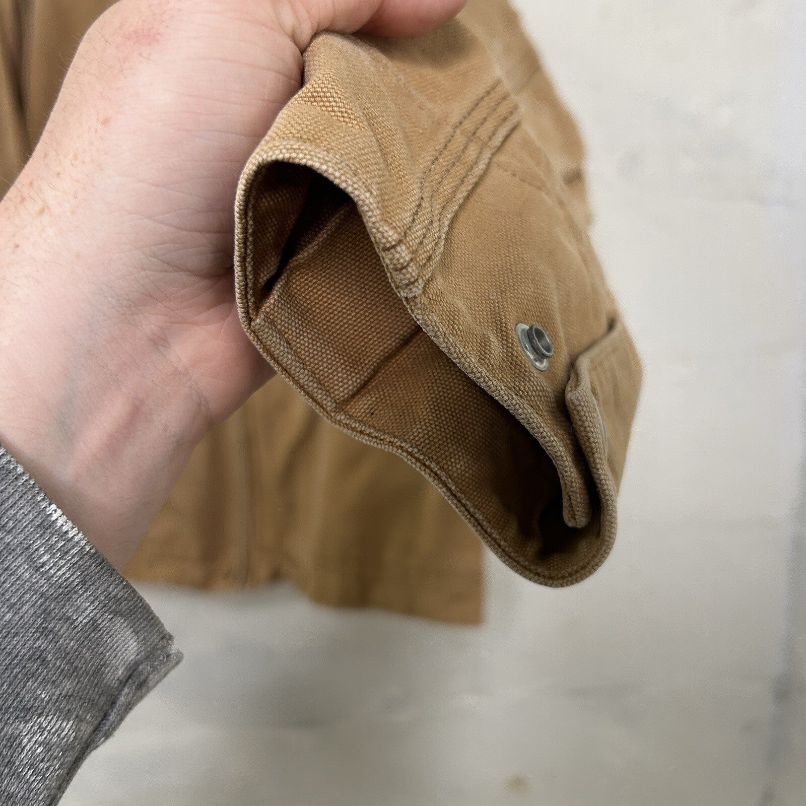 Vintage Carhartt Unlined Detroit Jacket “Brown” JU1216 J01 J97 BRN Men’s Medium