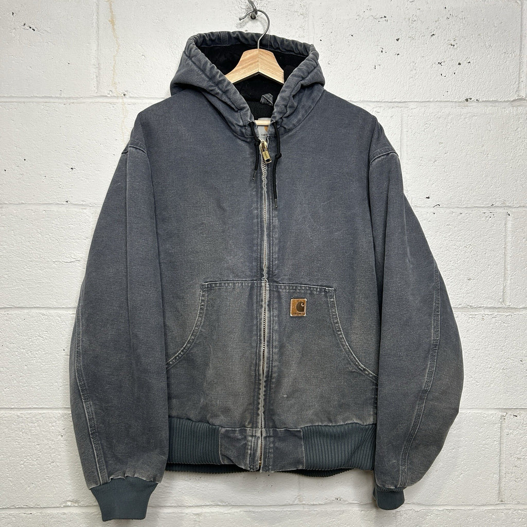 Y2K Carhartt Quilted Sandstone Active Jacket “Storm Blue” J130 STM Men’s Large