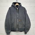Y2K Carhartt Quilted Sandstone Active Jacket “Storm Blue” J130 STM Men’s Large