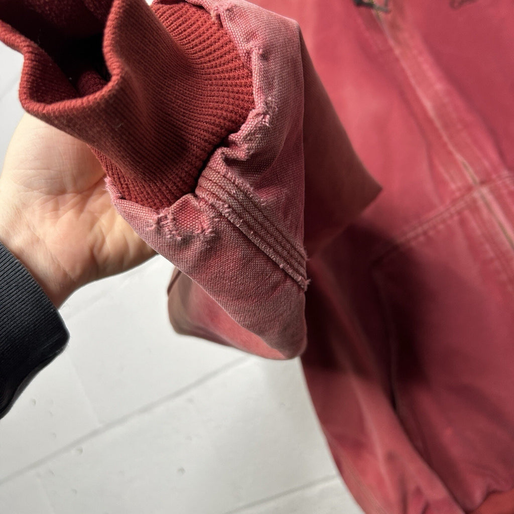 Vintage Carhartt Fleece-Lined Active Jacket “Dark Red” J158 DKR