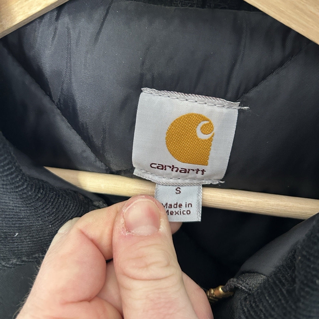 Y2K Carhartt Quilt-Lined Artic Jacket “Black” J002 BLK Men’s Small New