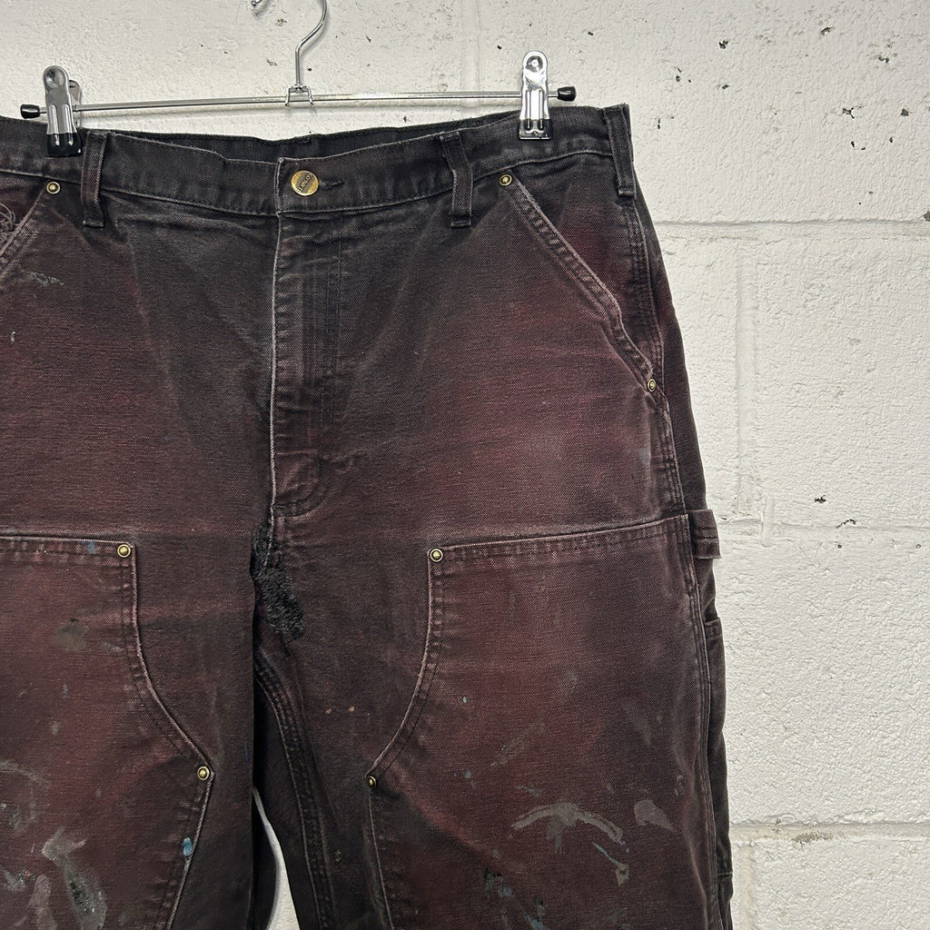 Vintage Carhartt DoubleKnee Carpenter Pants “Black” B01 BLK