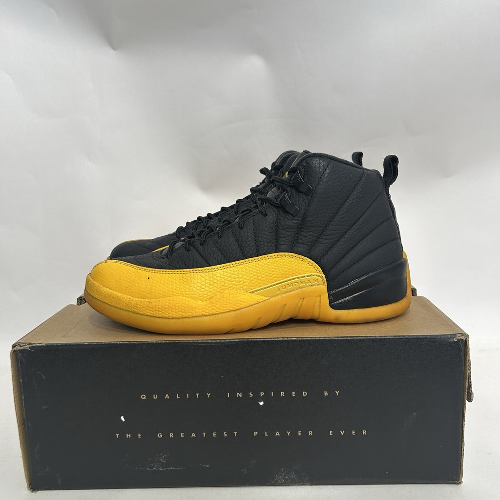 Nike Air Jordan 12 Retro “University Gold/Yellow Black” (130690-070) Men’s 9.5