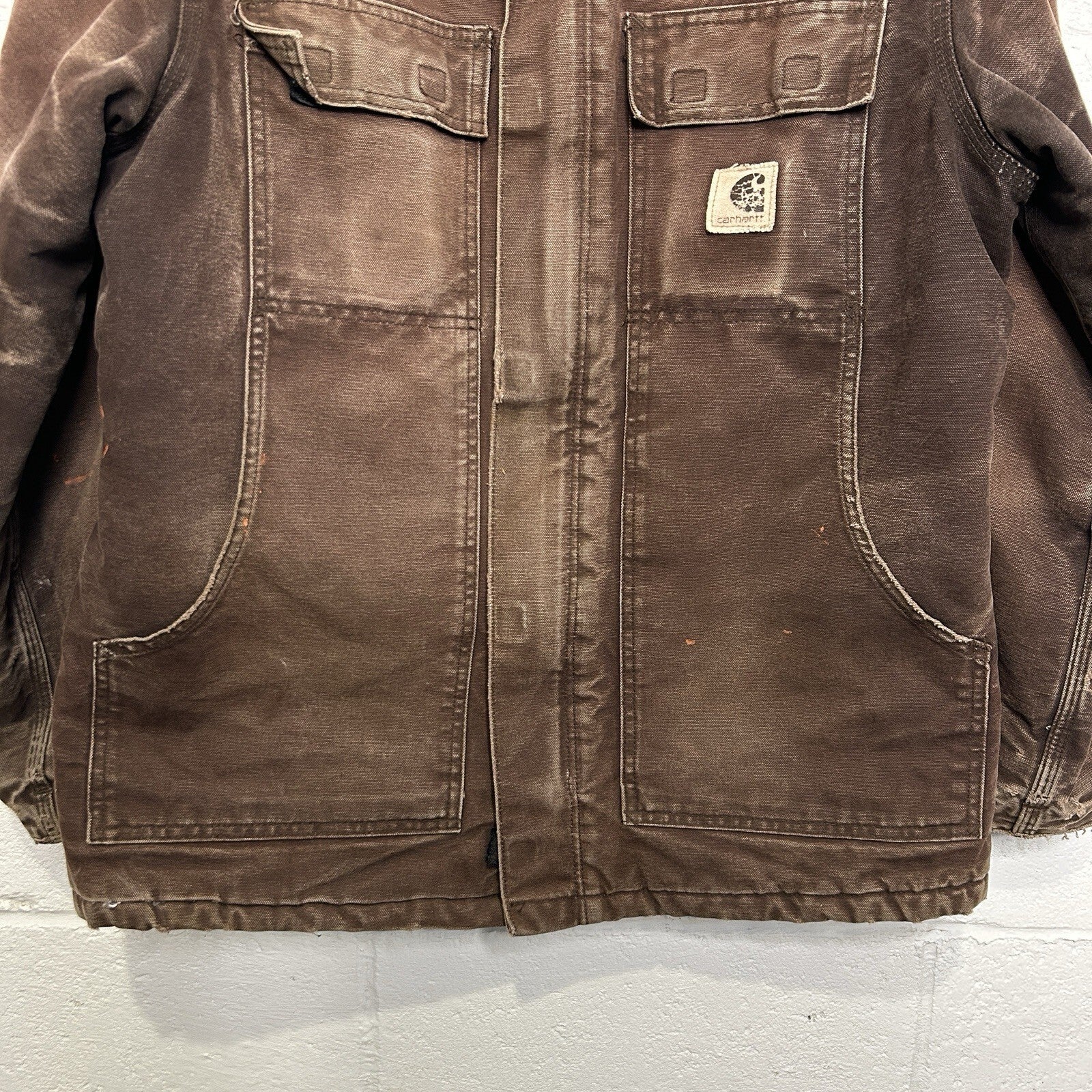 Vintage Carhartt Quilted Artic Jacket “Dark Brown” C26 DKB Men’s Medium