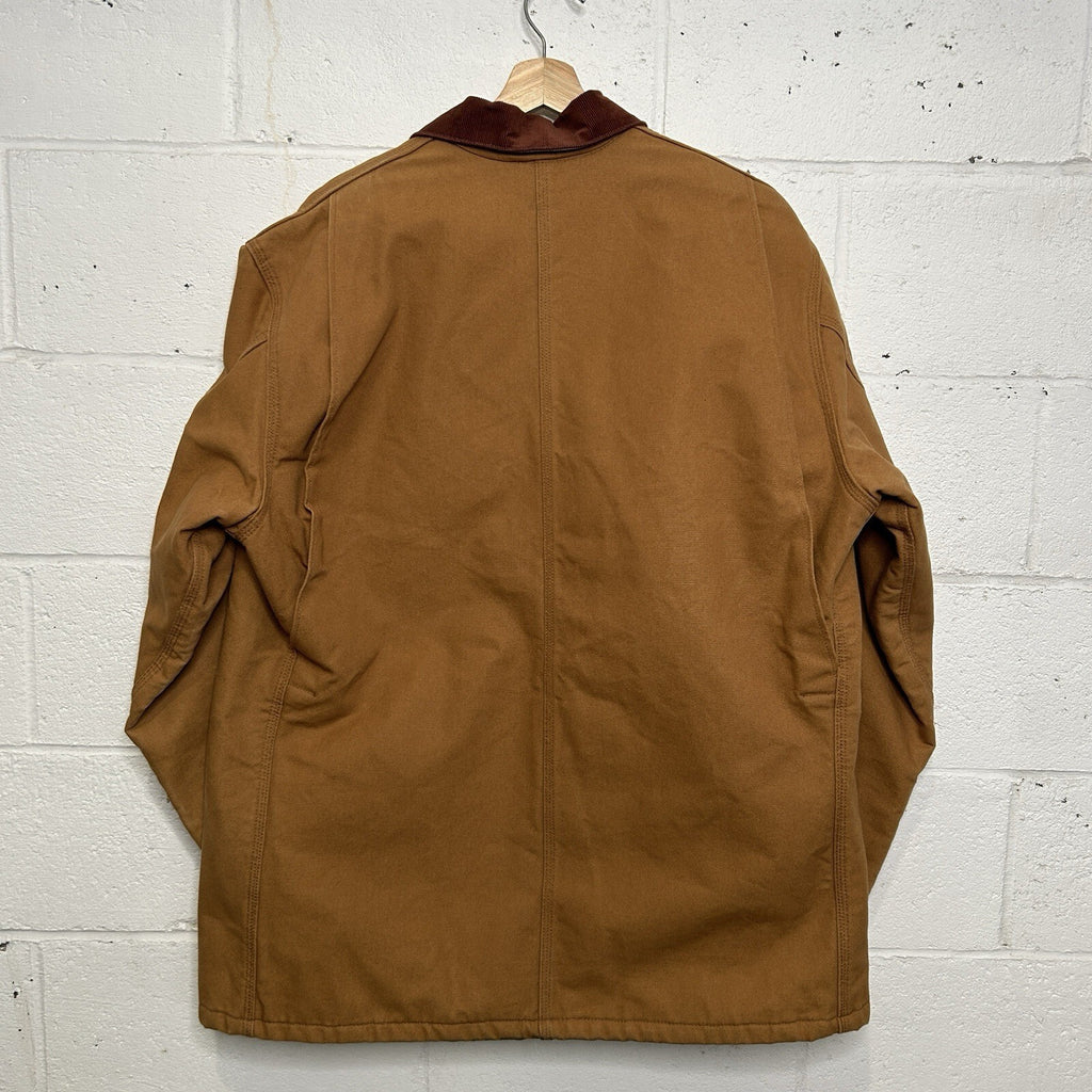 Carhartt Blanket Lined Corduroy Collar Chore Coat “Brown” C001 BRN Men’s XL