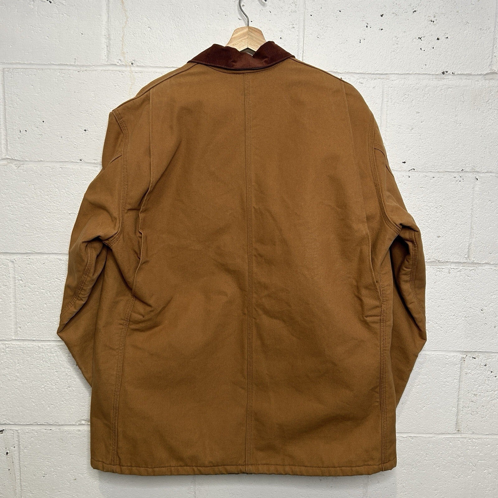 Carhartt Blanket Lined Corduroy Collar Chore Coat “Brown” C001 BRN Men’s XL