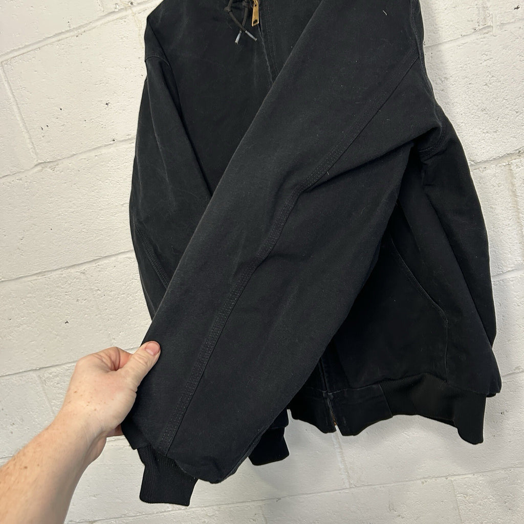 Carhartt Thermal Hooded Active Jacket “Black” Budweiser J131 BLK Men’s XL
