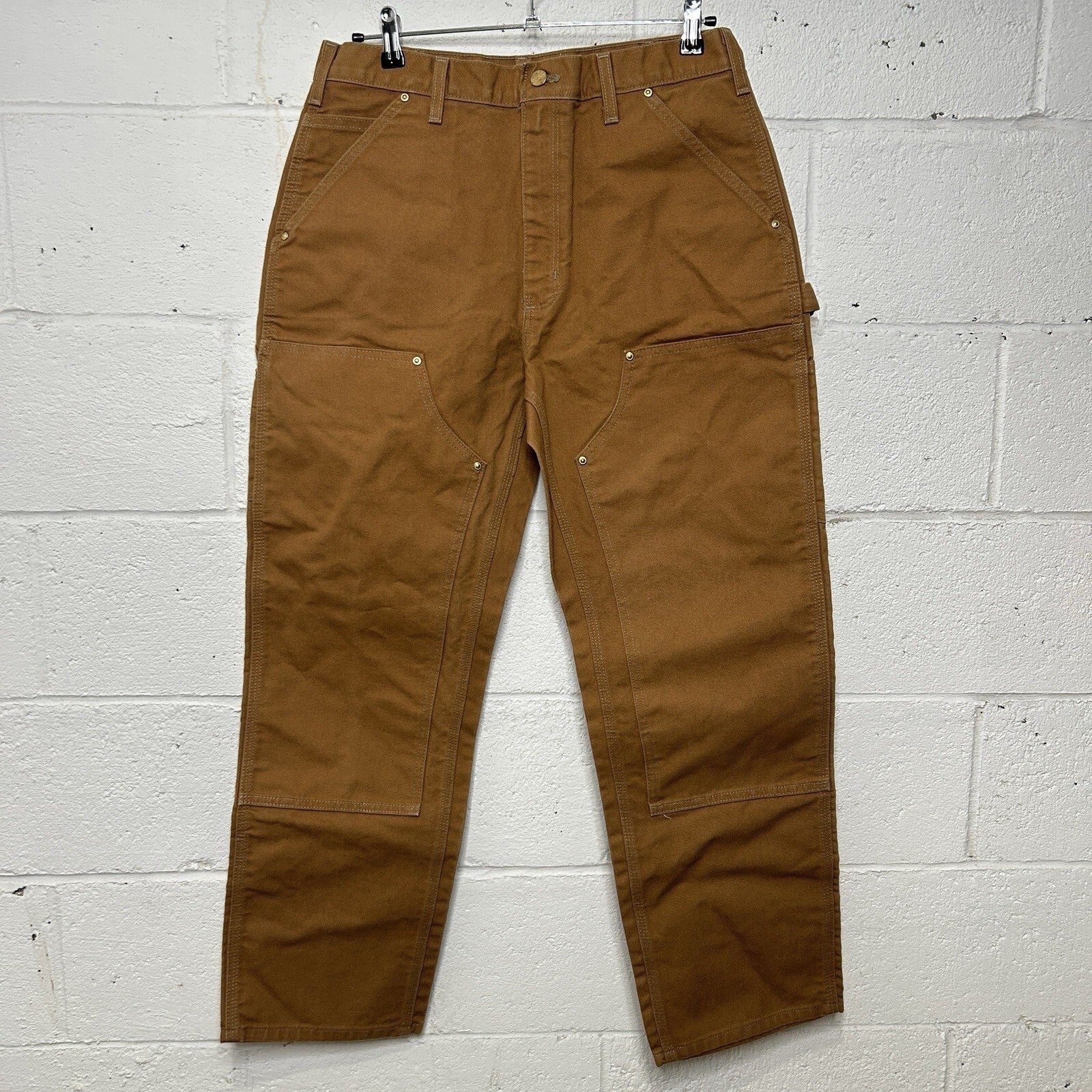 Vintage Carhartt DoubleKnee Work Pants “Brown” B01 BRN 32x29