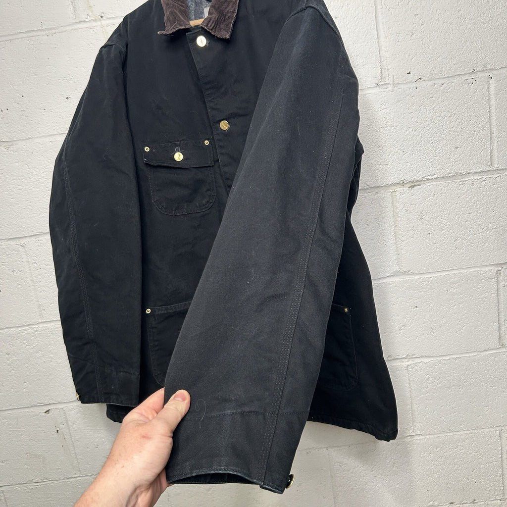 Vintage Carhartt Blanket-Lined Chore Coat “Black” C01 BLK Men’s X-Large