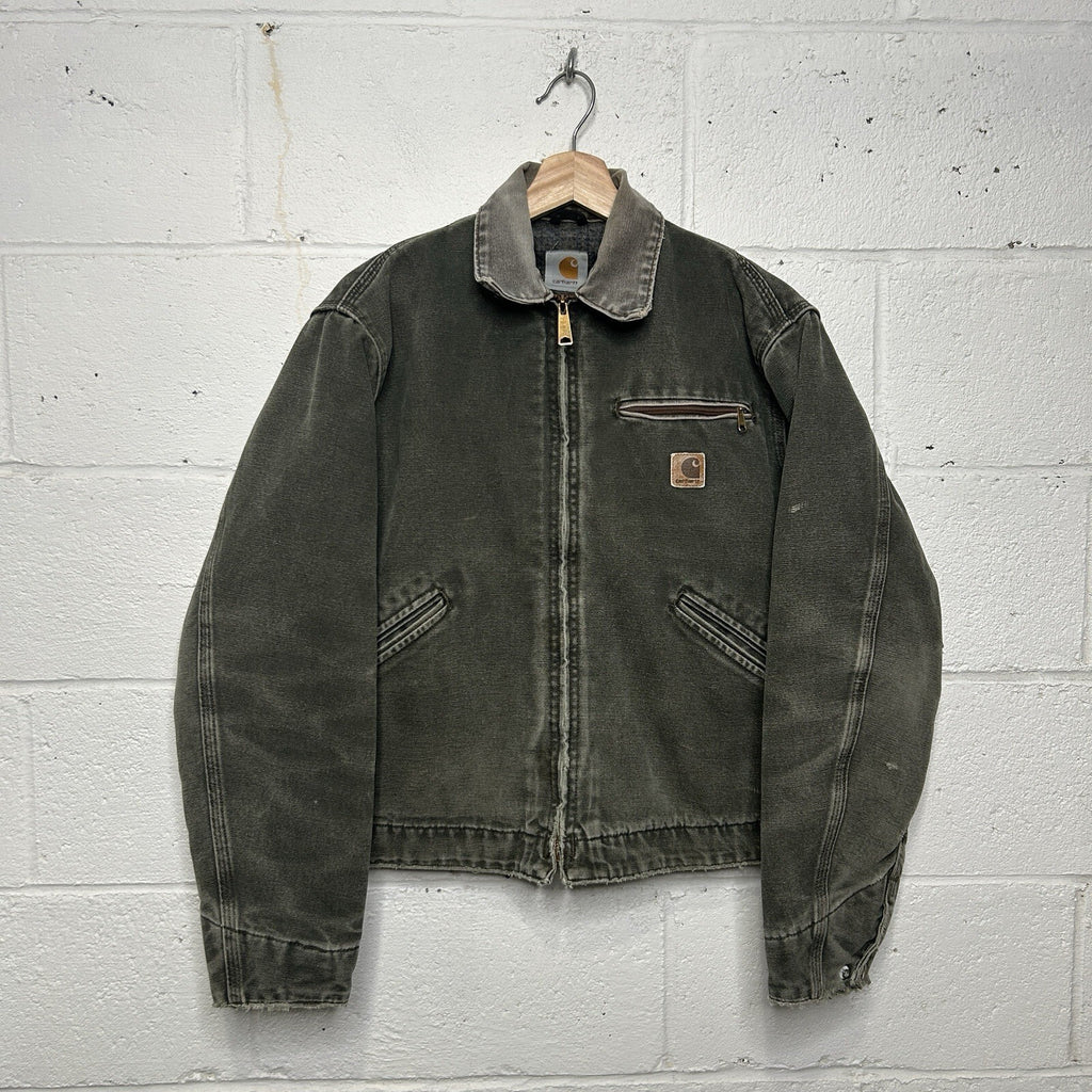 Vintage Carhartt Blanket-Lined Detroit Jacket “Moss Green” J97 MOS Men’s Small