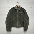 Vintage Carhartt Blanket-Lined Detroit Jacket “Moss Green” J97 MOS Men’s Small