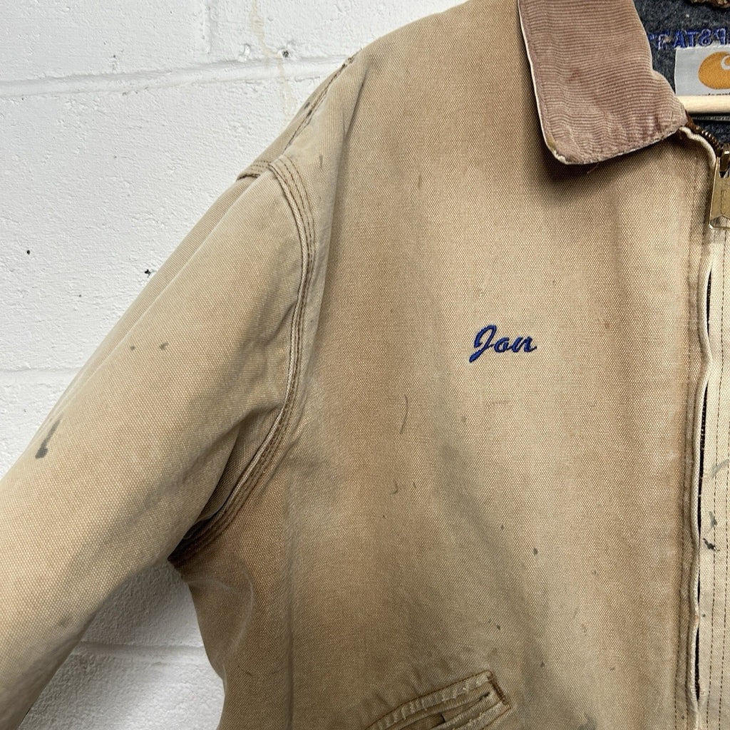 Vintage Carhartt Blanket-Lined Detroit Jacket “Brown” J01