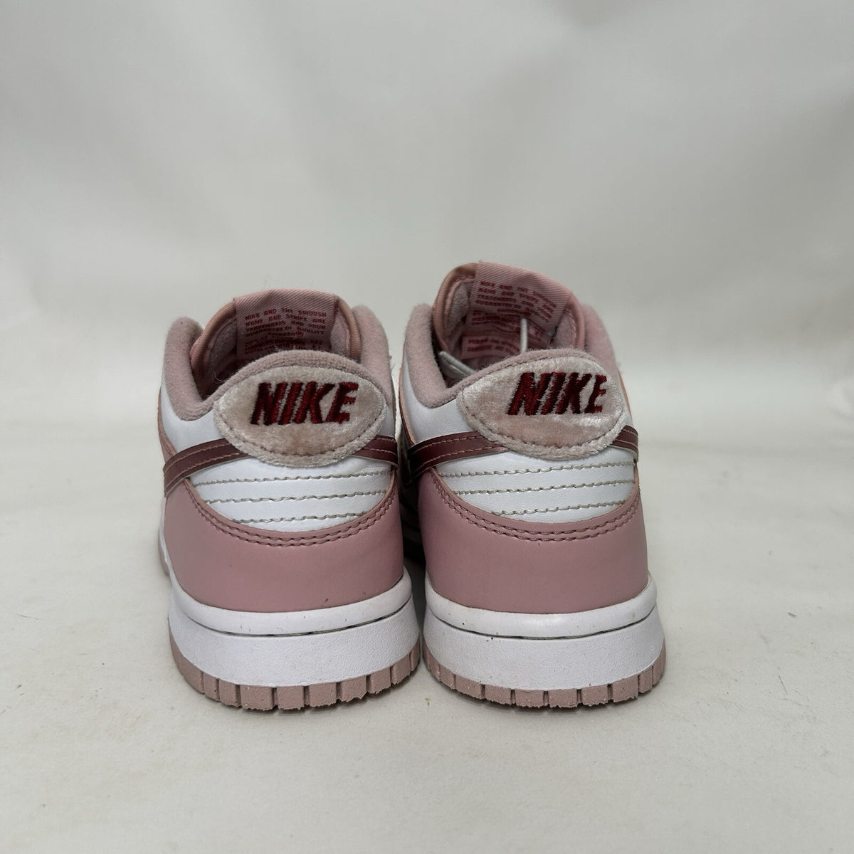 Nike Dunk Low GS “Pink Velvet White” DO6485-600 5Y/Women’s 6.5 Worn