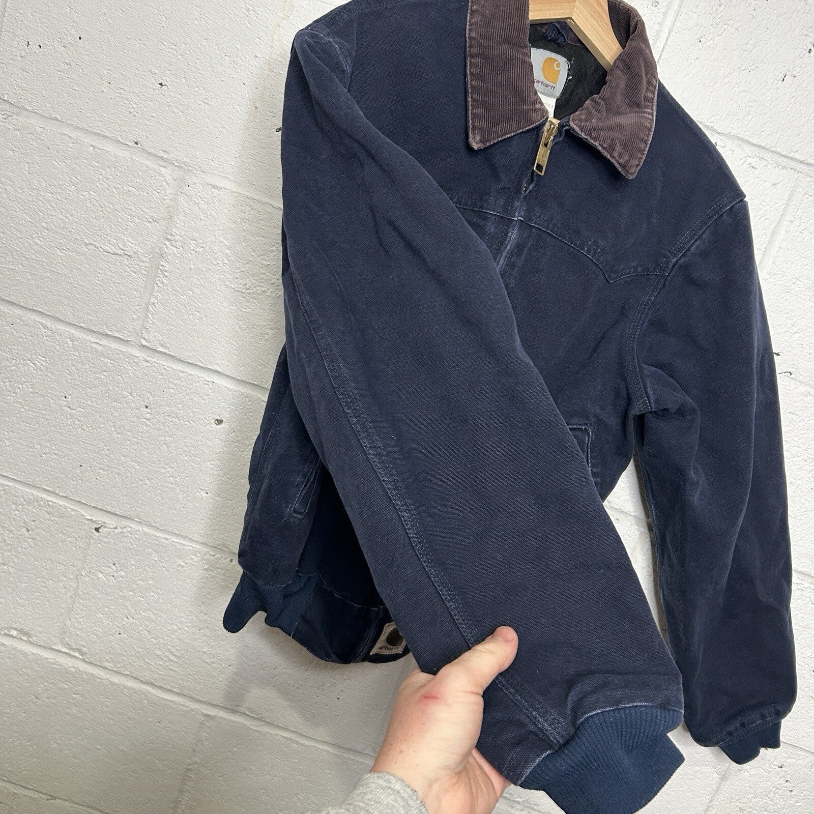 Vintage Carhartt Quilted Santa Fe Jacket “Midnight Blue” J14 MDT Men’s Small