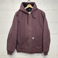 Vintage Carhartt Quilted Active Jacket “Deep Plum” WJ130 DPM Women’s Large