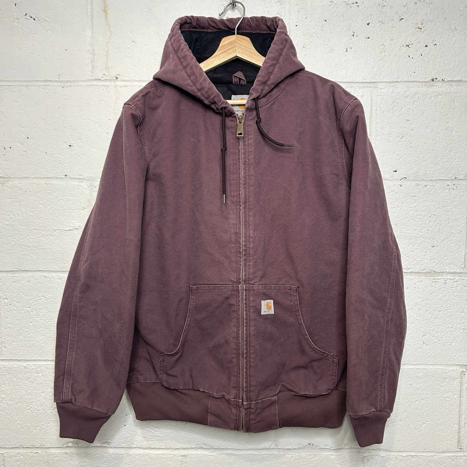 Vintage Carhartt Quilted Active Jacket “Deep Plum” WJ130 DPM Women’s Large