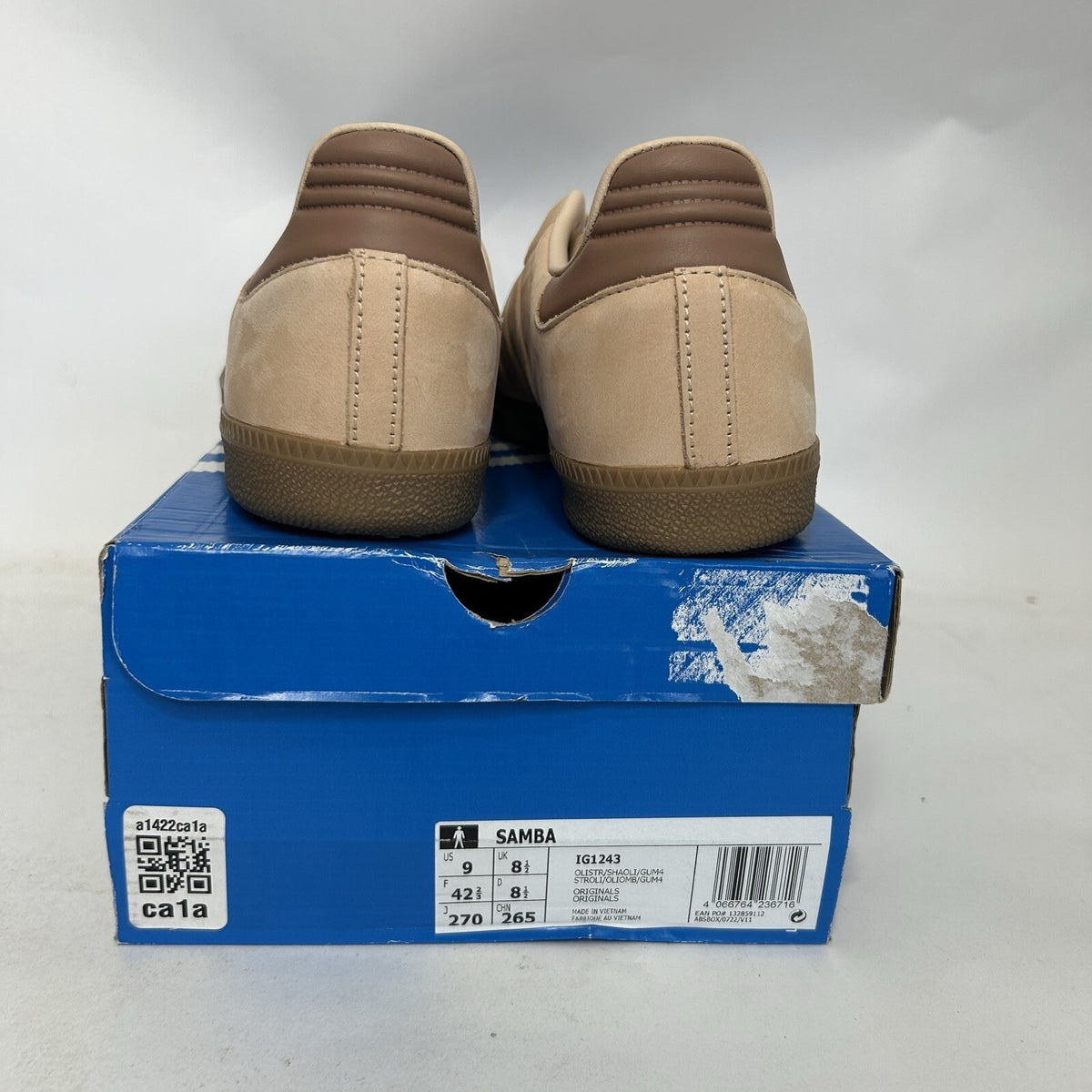 Adidas Original Samba Shoes “Halo Blush Gum” IG1243 Men’s 9 New