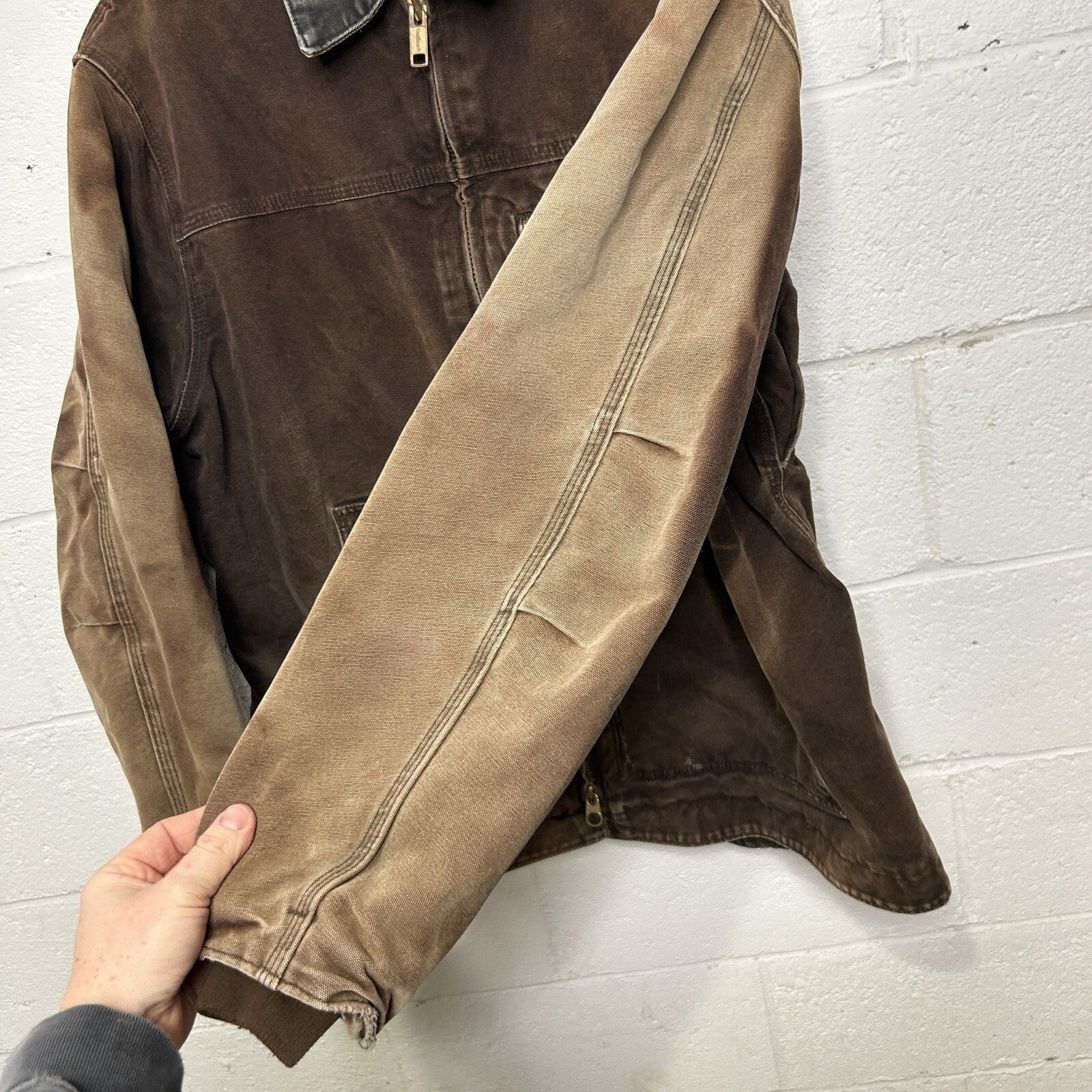 Vintage Carhartt Sherpa-Lined Ridge Jacket “Dark Brown” C61 DKB Men’s X-Large