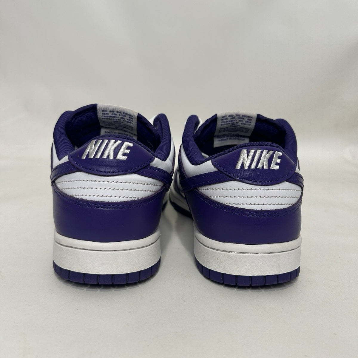 Nike Dunk Low Retro “Championship Court Purple White” DD1391-104 Men’s 11 Worn