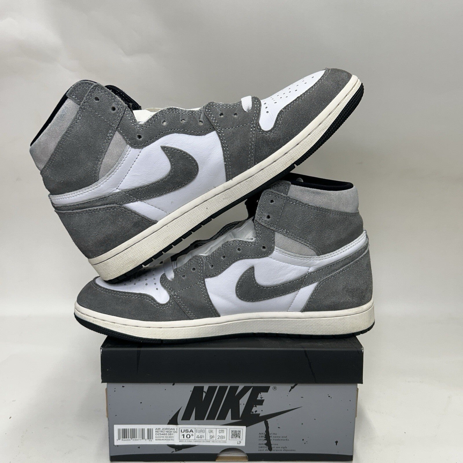 Nike Air Jordan 1 Retro High OG “Washed Black Smoke Grey” DZ5485-051 Men’s 10.5