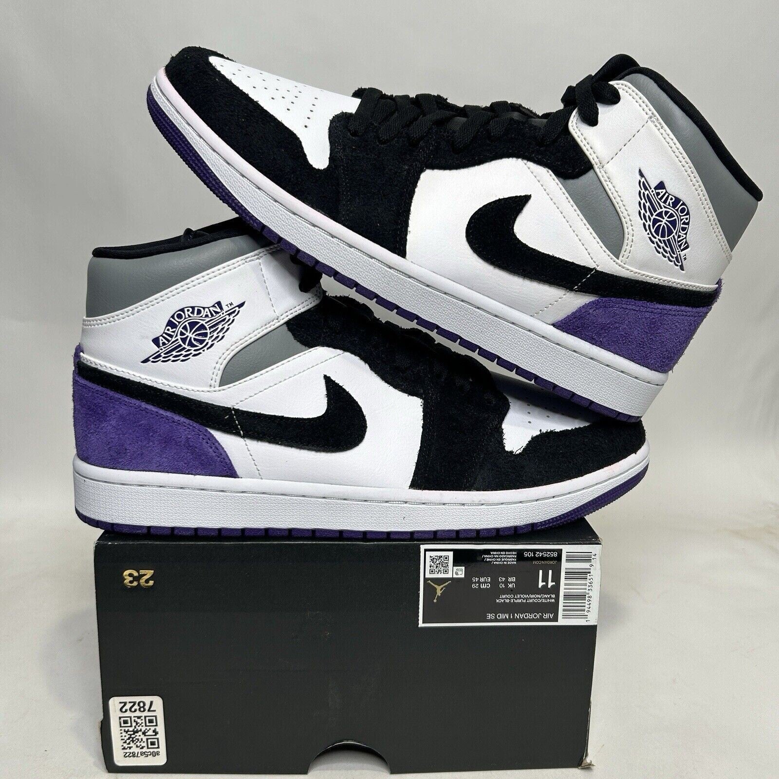 Nike Shoes Air Jordan 1 Mid SE “Varsity Court Purple” 2024