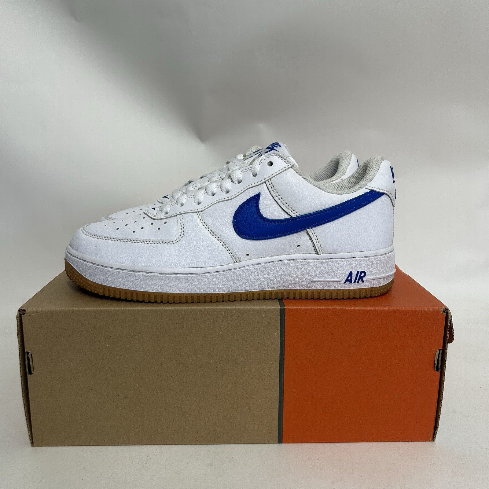 Nike Air Force 1 Low Retro Color Of Month “White Royal Blue” DJ3911-101 Worn