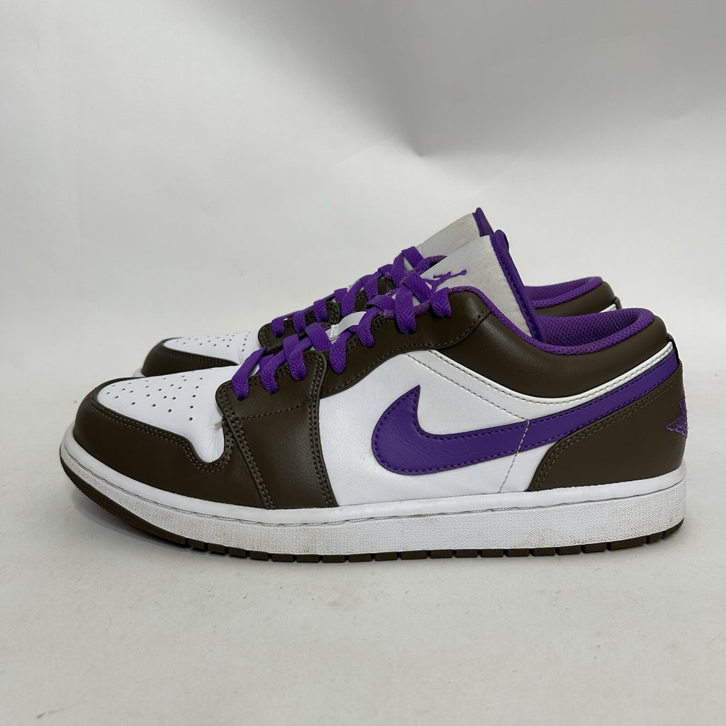 Nike Air Jordan 1 Low Retro “Purple Mocha/Palomino Berry” 553558-215 Men’s 11