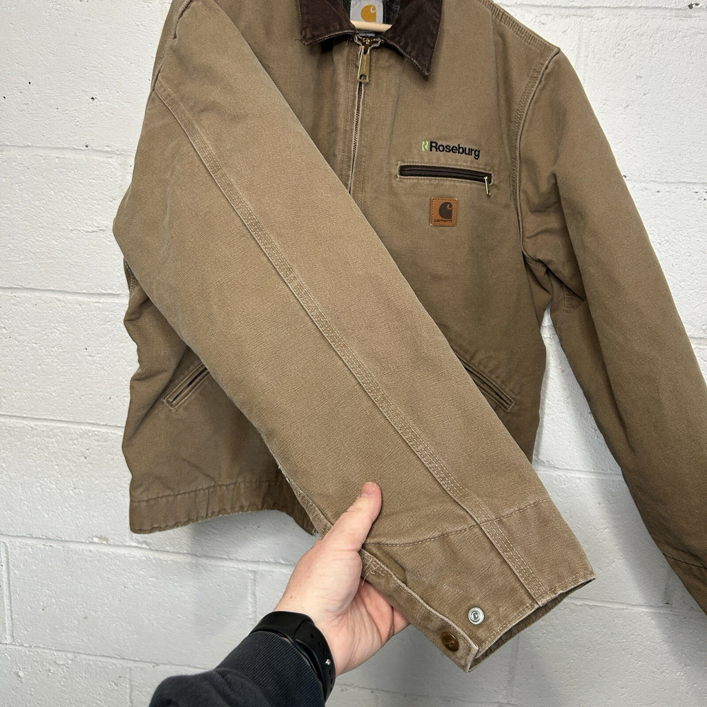 Vintage Carhartt Blanket-Lined Detroit Jacket “Firewood” J97 FWD Men’s Large