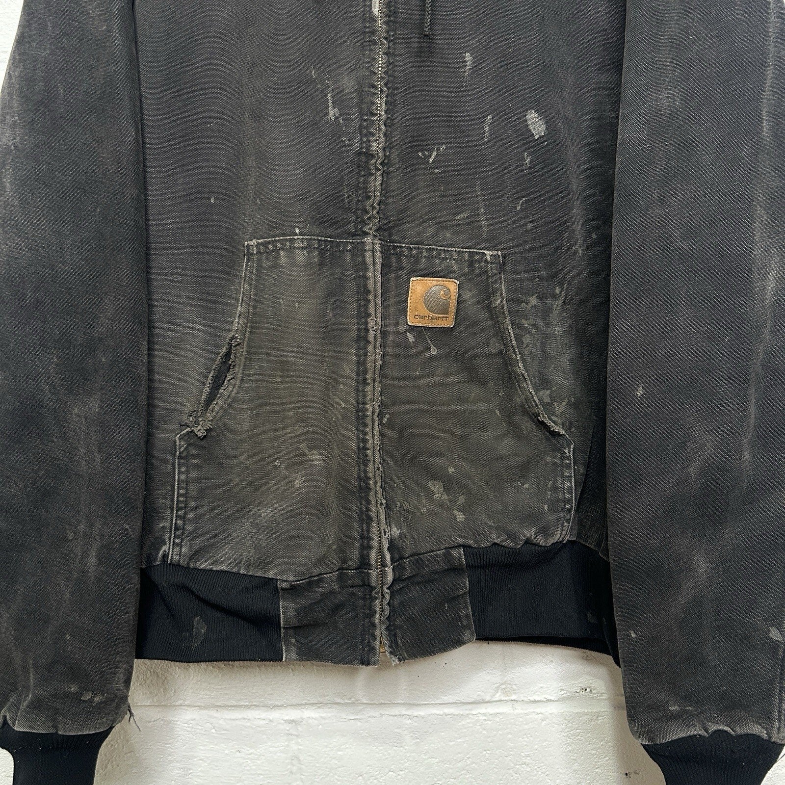 Vintage Carhartt Quilted Hooded Active Jacket “Onyx” J06 ONX