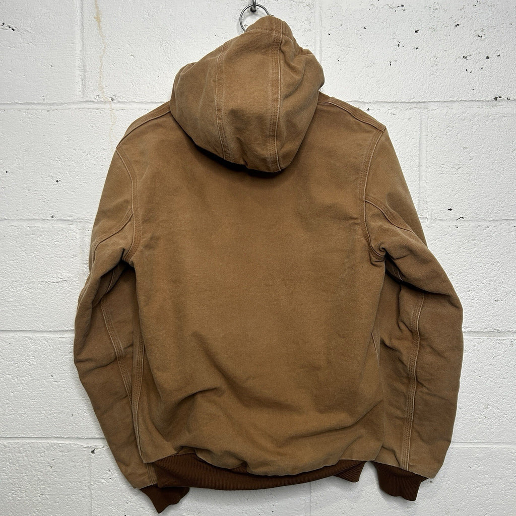 Vintage Carhartt Fleece-Lined Hooded Active Jacket “Brown” YYJ158 BRN Youth XL