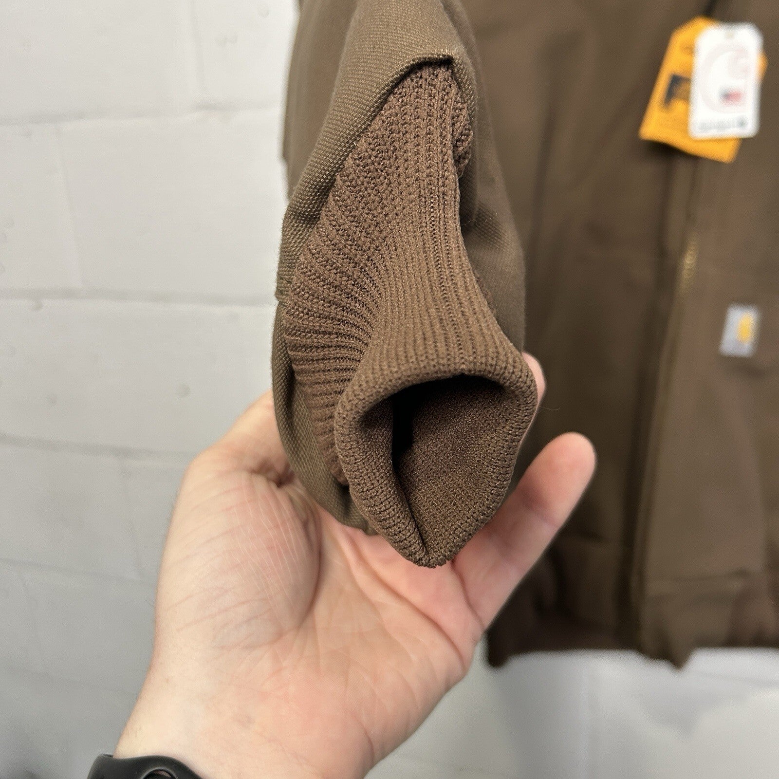 Carhartt Flannel-Lined Hooded Active Jacket “Coffee Break” J140 205 Men’s Small
