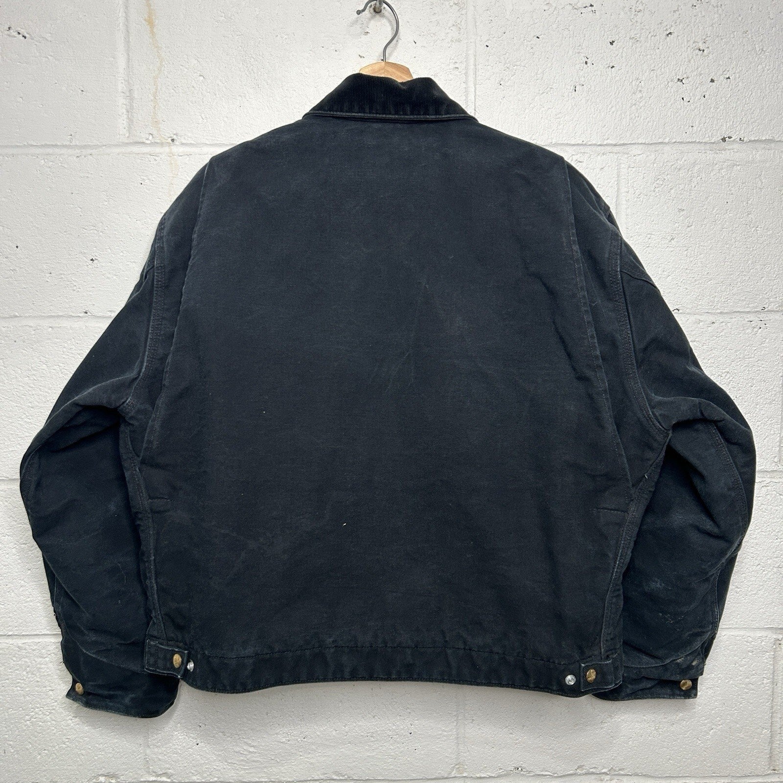Y2K Carhartt Blanket-Lined Detroit Jacket “Black” J001 BLK Men’s X-Large