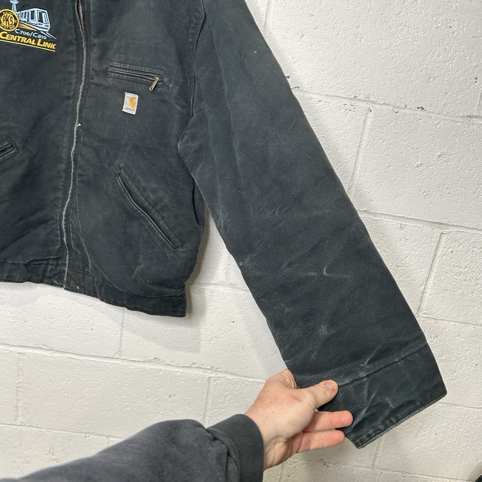 Vintage Carhartt Blanket-Lined Detroit Jacket “Black” J01 BLK Men’s 42/Large