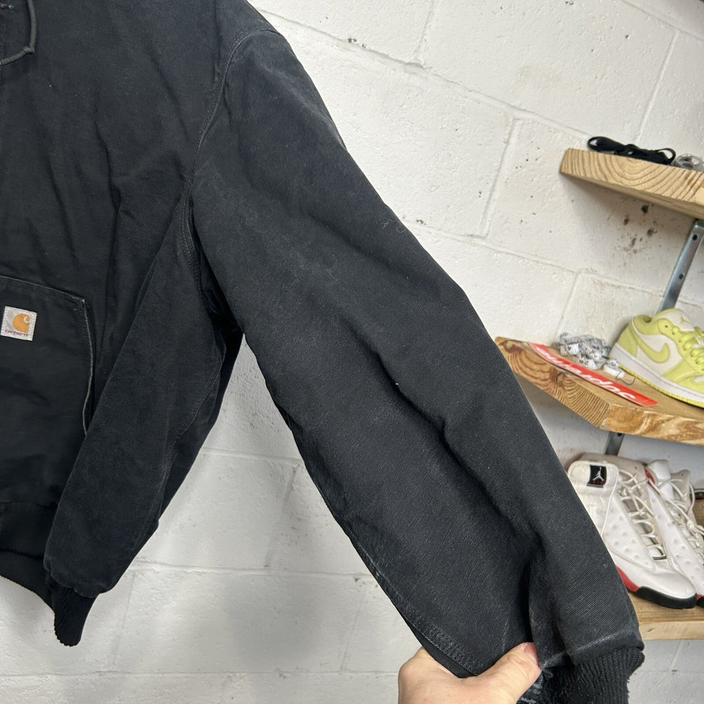 Vintage Carhartt Quilted Hooded Active Jacket “Black” J140 BLK Men’s 2XL