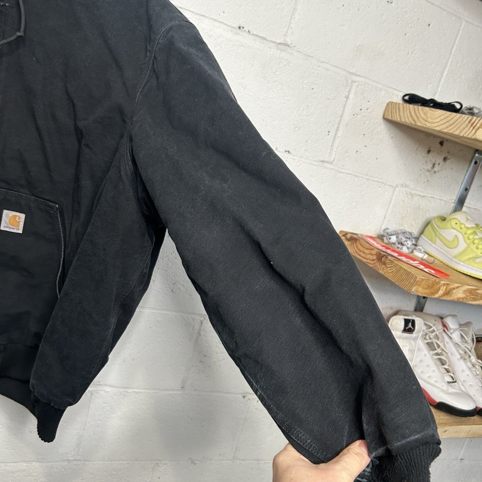 Vintage Carhartt Quilted Hooded Active Jacket “Black” J140 BLK Men’s 2XL