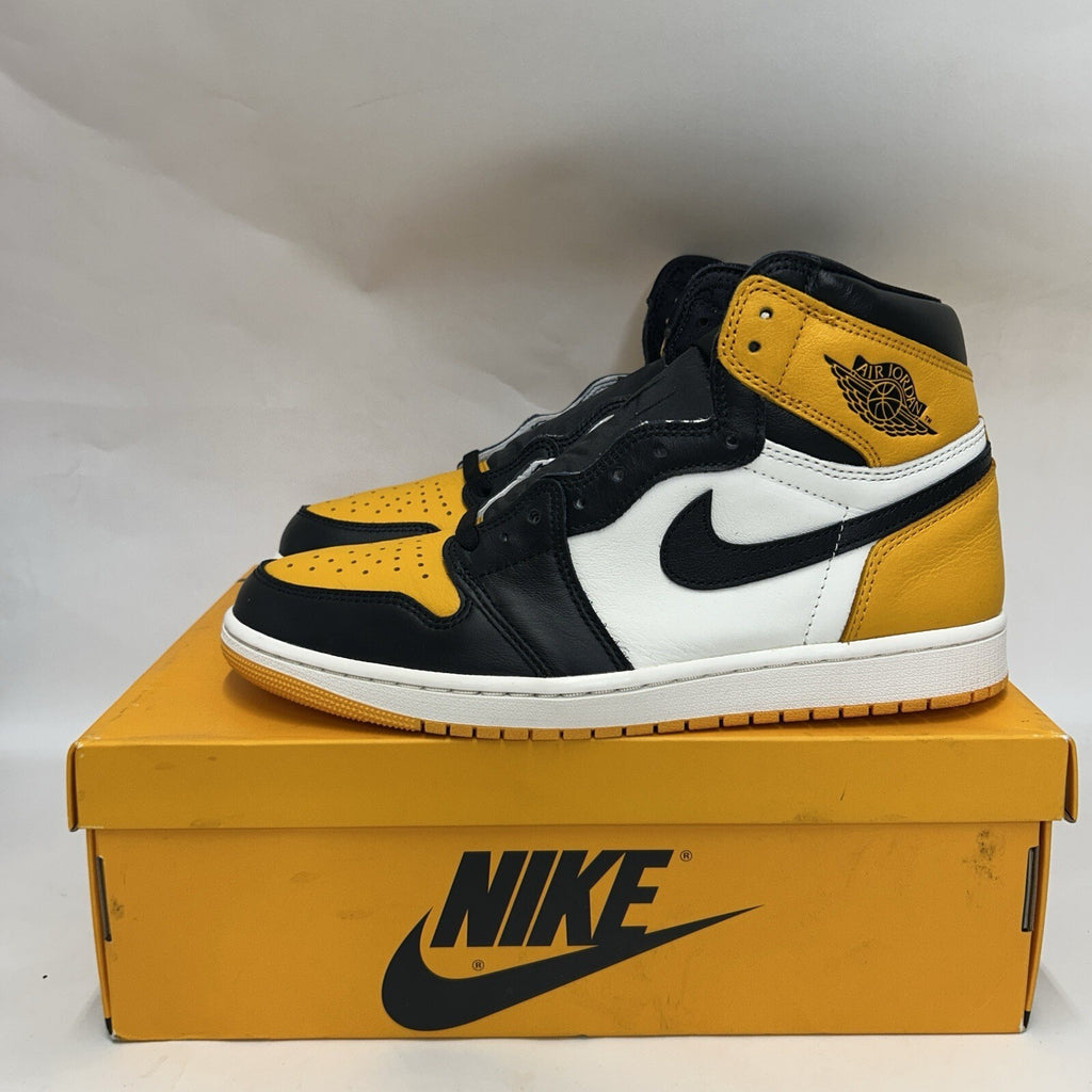 Nike Air Jordan 1 Retro High OG “Taxi/Black-Sail” 555088-711 Men’s 11 Worn