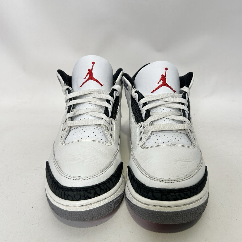 Nike Air Jordan 3 Retro “Cement Grey White Fire Red” CT8532-106 Men’s 10.5 Worn