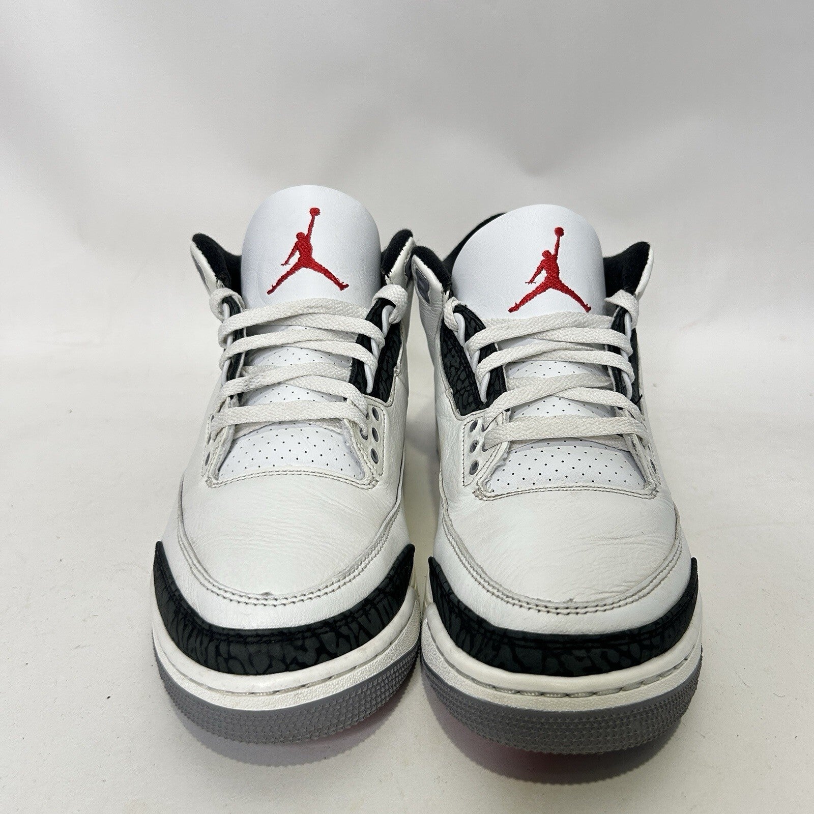 Nike Air Jordan 3 Retro “Cement Grey White Fire Red” CT8532-106 Men’s 10.5 Worn