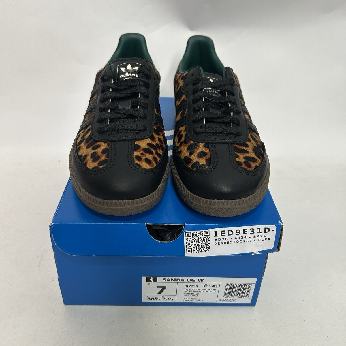 Adidas Samba OG Cheetah Pack - “Collegiate Green” JI2735 Women’s 7 New