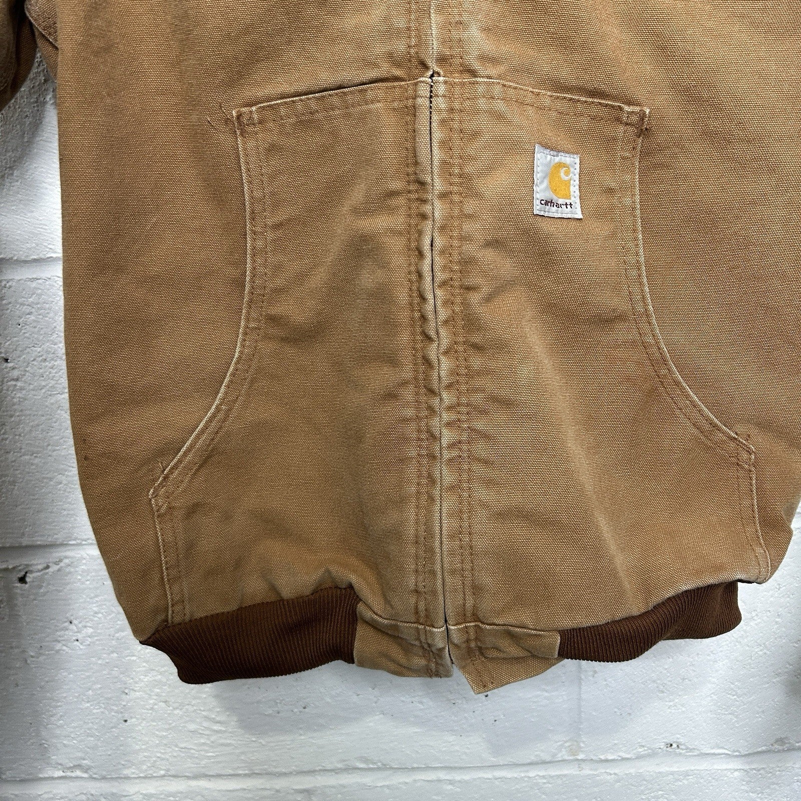 Vintage Carhartt Fleece-Lined Hooded Active Jacket “Brown” YYJ158 BRN Youth XL