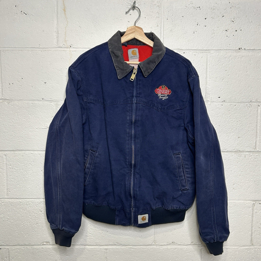 Vintage Carhartt Quilted Santa Fe Jacket “Navy” JQ2102 Men’s Large