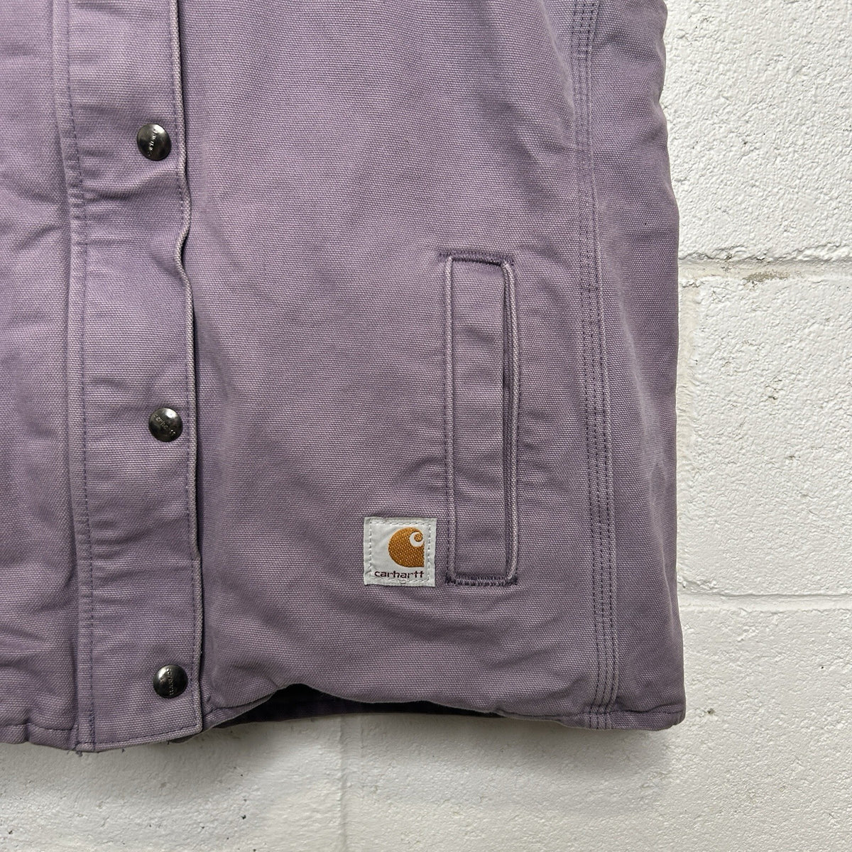Carhartt Sandstone Sherpa-Lined Berkley Hooded Vest “Purple” 100820 563