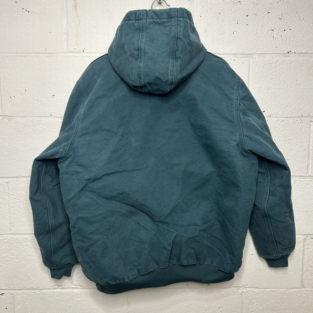 Y2K Carhartt Quilted Active Jacket “Teal Blue” WJ130-443
