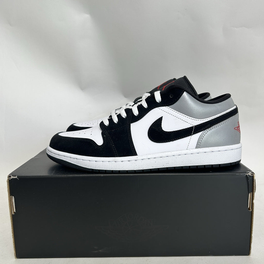 Nike Air Jordan 1 Retro Low SE “Matte Silver/Fire Red/Black” HF3148-106 Men’s 11
