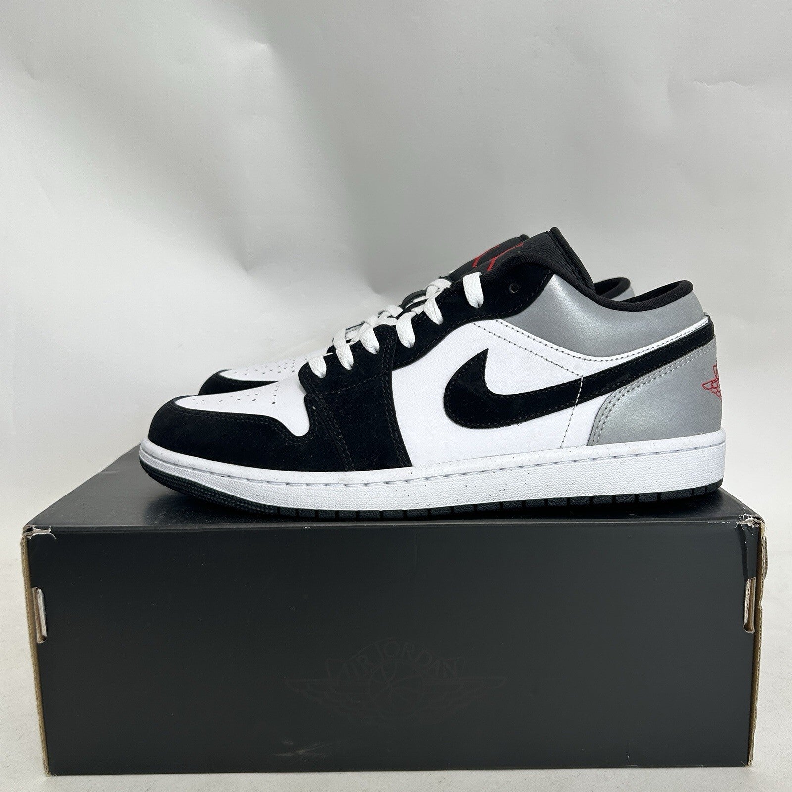 Nike Air Jordan 1 Retro Low SE “Matte Silver/Fire Red/Black” HF3148-106 Men’s 11